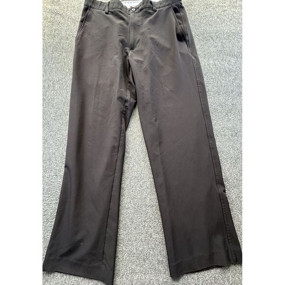 FootJoy Other - Foot Joy Pants Mens 34x30 Black Khaki Flat Front FJ Pockets Straight Leg Golf